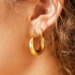 Arched hoops - Goud